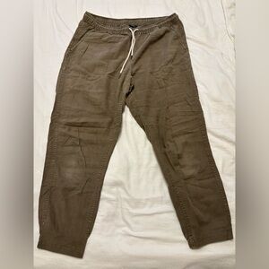 Brown/Green Casual Pants